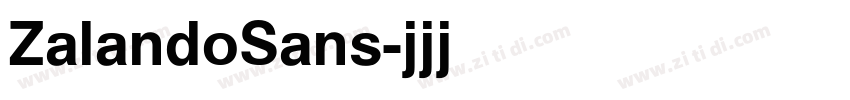 ZalandoSans字体转换