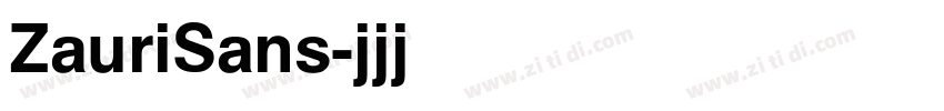 ZauriSans字体转换