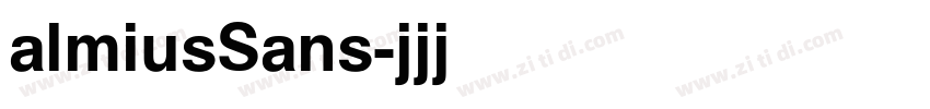 almiusSans字体转换