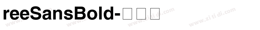 reeSansBold字体转换