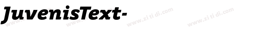 JuvenisText字体转换