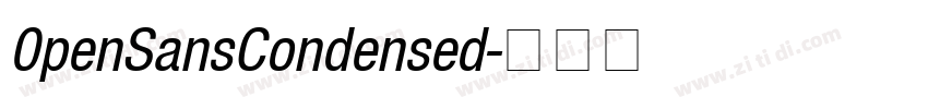 0penSansCondensed字体转换 0penSansCondensed字体转换