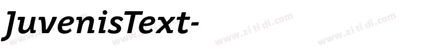 JuvenisText字体转换