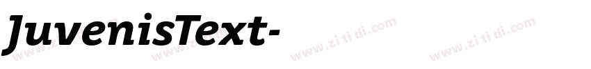 JuvenisText字体转换