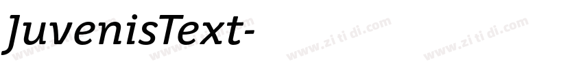 JuvenisText字体转换
