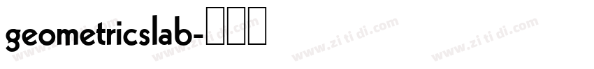 geometricslab字体转换