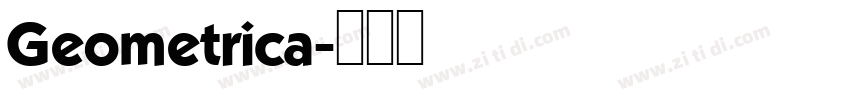 Geometrica字体转换