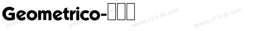 Geometrico字体转换