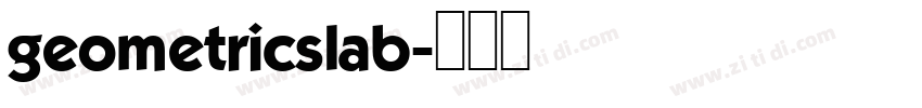 geometricslab字体转换