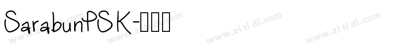 SarabunPSK字体转换