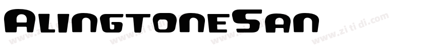 AlingtoneSan字体转换