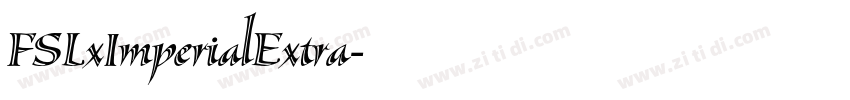 FSLxImperialExtra字体转换