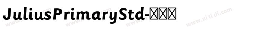 JuliusPrimaryStd字体转换