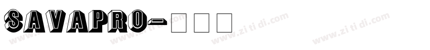 savapro字体转换