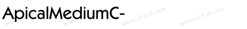 ApicalMediumC字体转换