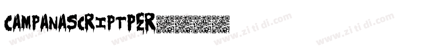 CampanaScriptPER字体转换
