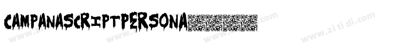 CampanaScriptPERSONA字体转换