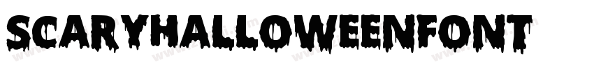 ScaryHalloweenFont字体转换