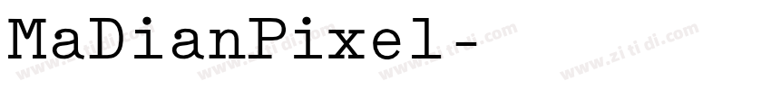 MaDianPixel字体转换