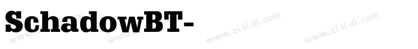 SchadowBT字体转换