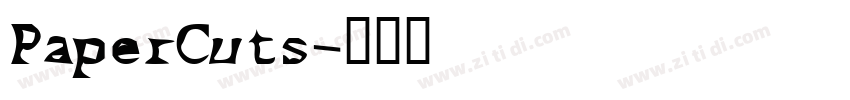PaperCuts字体转换