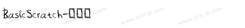 BasicScratch字体转换