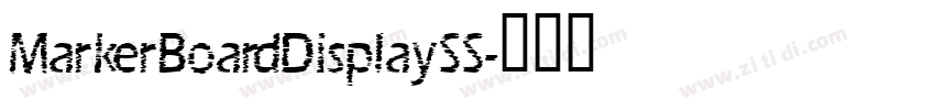 MarkerBoardDisplaySS字体转换