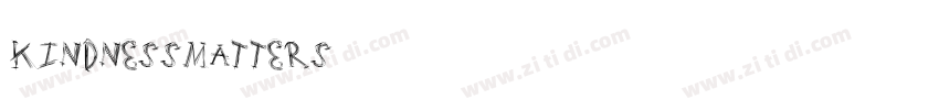KindnessMatters字体转换
