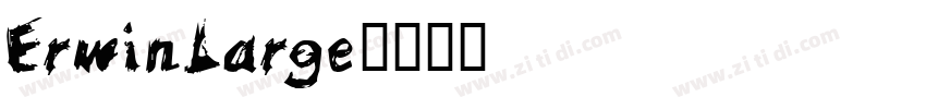 ErwinLarge字体转换
