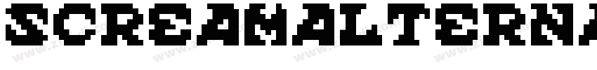 Screamalternative字体转换