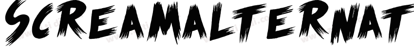 Screamalternative字体转换