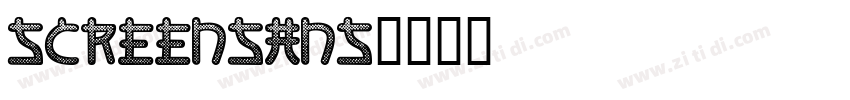 ScreenSans字体转换