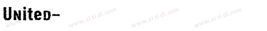 United字体转换
