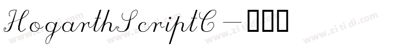 HogarthScriptC字体转换