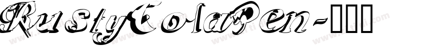 RustyColaPen字体转换