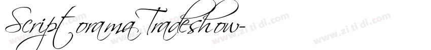 ScriptoramaTradeshow字体转换
