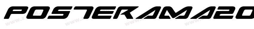 Posterama2001字体转换
