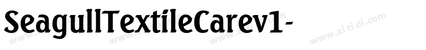 SeagullTextileCarev1字体转换