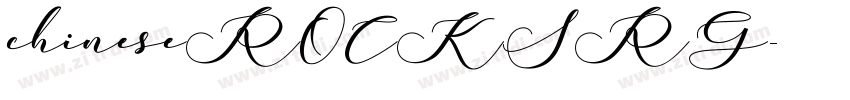chineseROCKSRG字体转换
