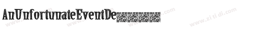 AnUnfortunateEventDe字体转换