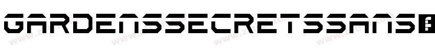 GardensSecretsSans字体转换