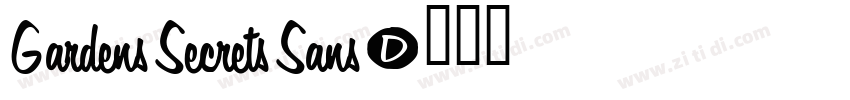 GardensSecretsSans字体转换