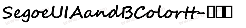 SegoeUIAandBColortt字体转换