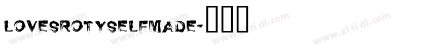 LoveSrotySelfMade字体转换