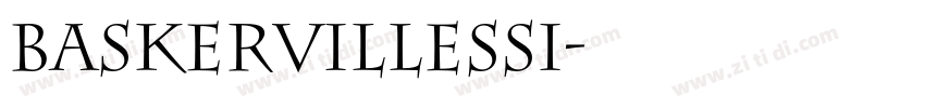 BaskervilleSSi字体转换