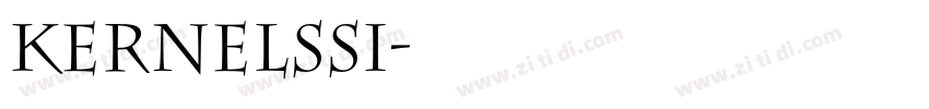 KernelSSi字体转换