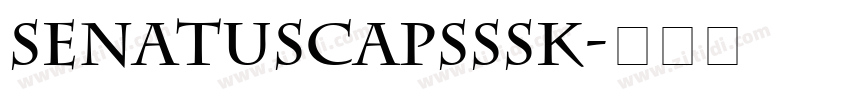 SenatusCapsSSK字体转换