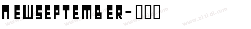 NewSeptember字体转换