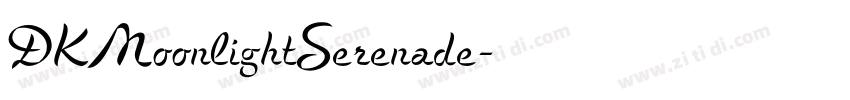 DKMoonlightSerenade字体转换