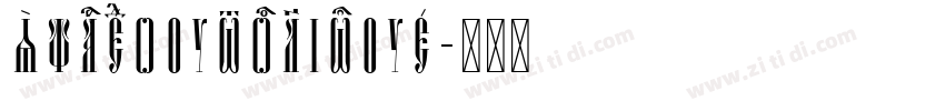 SpacedOutOblique字体转换